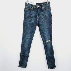 Urban Outfitters BDG Twig High Rise Jeans 26 New Medium Wash Distressed Stretch